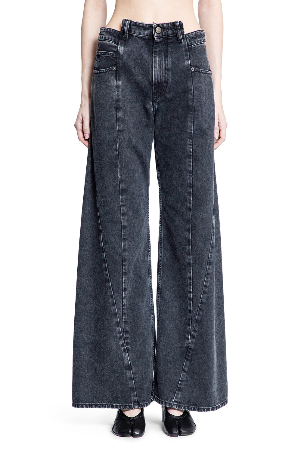 MAISON MARGIELA WOMAN BLACK JEANS