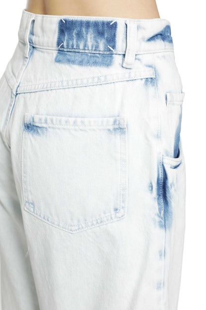 Bleached Cut-out Jeans
