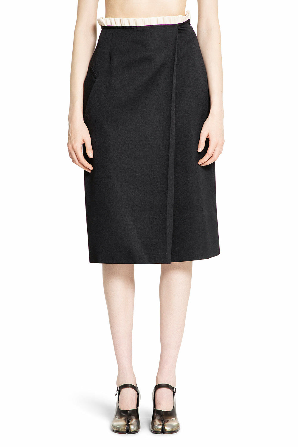 MAISON MARGIELA WOMAN BLACK&WHITE SKIRTS