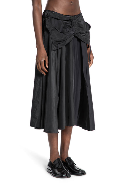 MAISON MARGIELA WOMAN BLACK SKIRTS