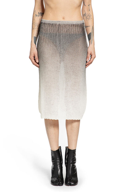 Sheer Knit Midi Skirt