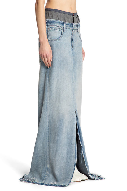 MAISON MARGIELA WOMAN BLUE SKIRTS