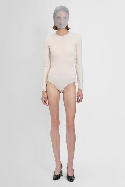 MAISON MARGIELA WOMAN OFF-WHITE BODYSUITS