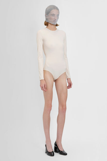 MAISON MARGIELA WOMAN OFF-WHITE BODYSUITS