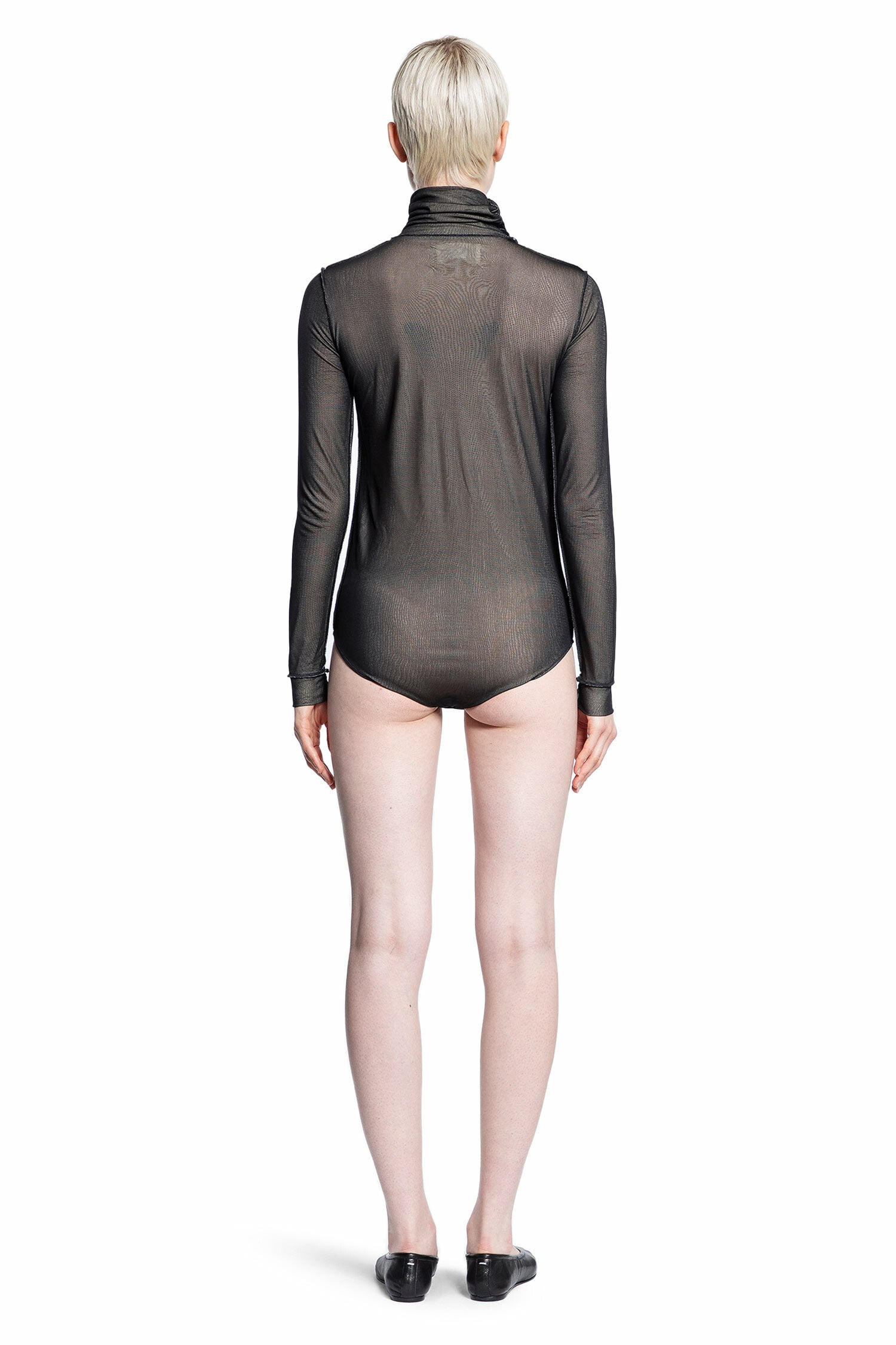 MAISON MARGIELA WOMAN BLACK BODYSUITS