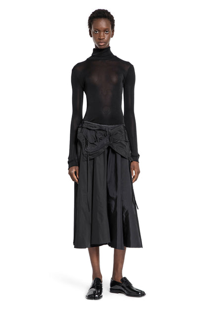 Antonioli MAISON MARGIELA WOMAN BLACK BODYSUITS