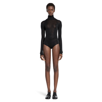 MAISON MARGIELA WOMAN BLACK BODYSUITS