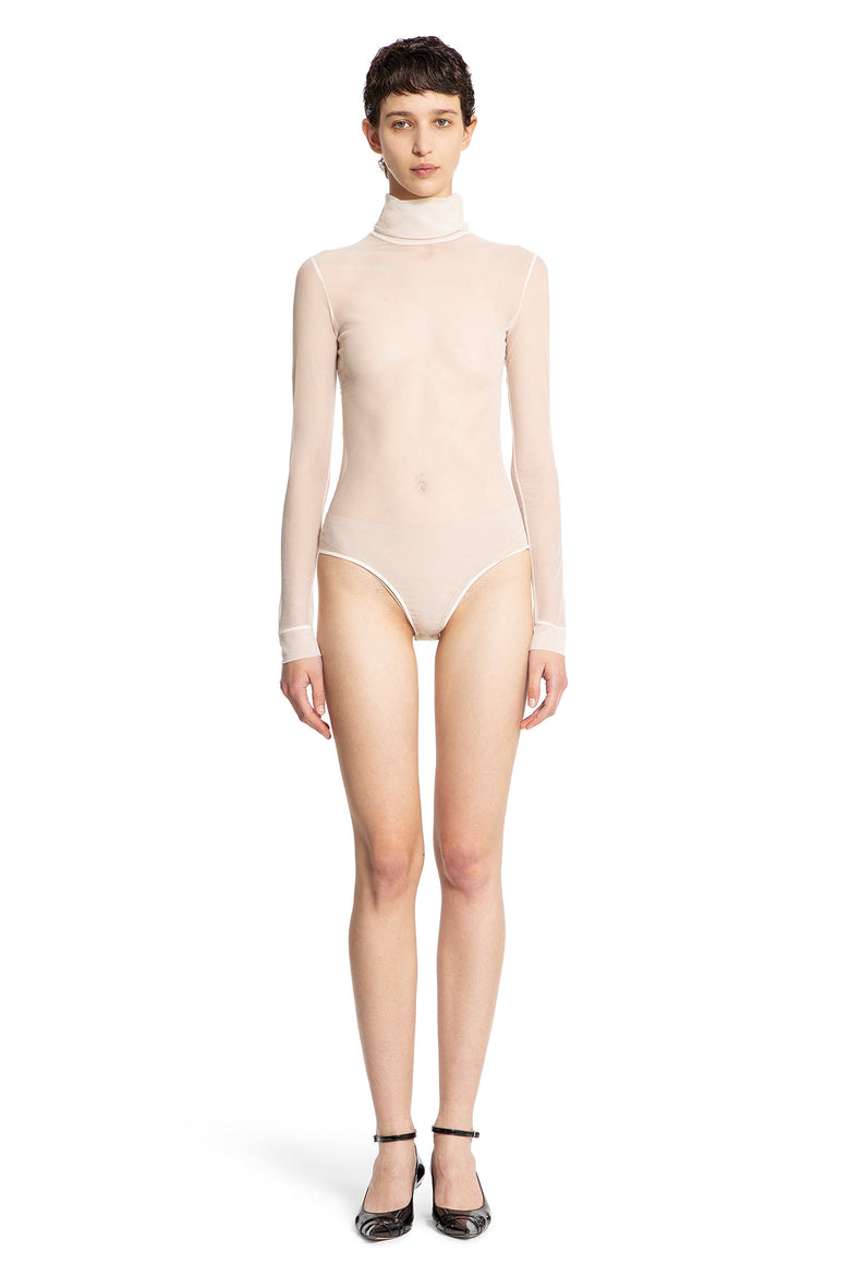 MAISON MARGIELA WOMAN OFF-WHITE BODYSUITS