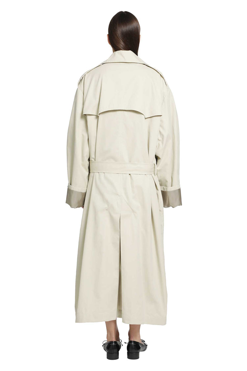 MM6 MAISON MARGIELA Cotton Twill Trench Coat woman