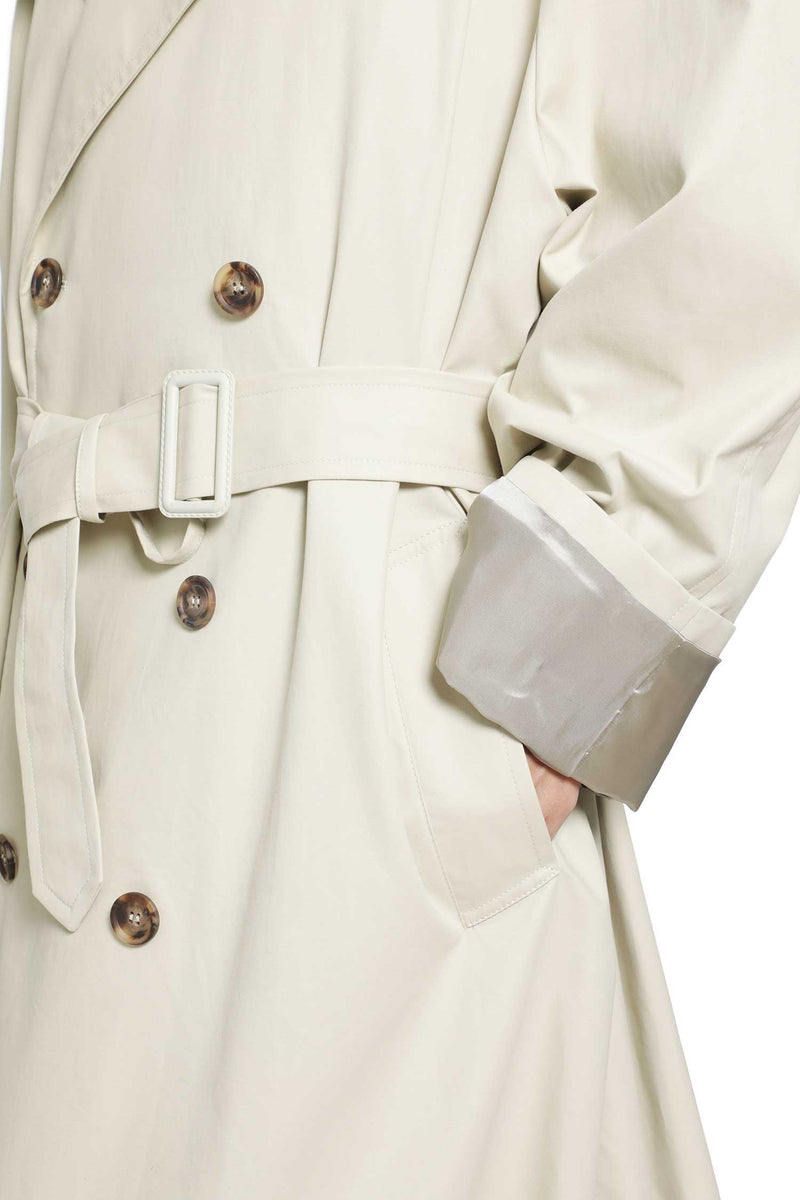 MM6 MAISON MARGIELA Cotton Twill Trench Coat woman
