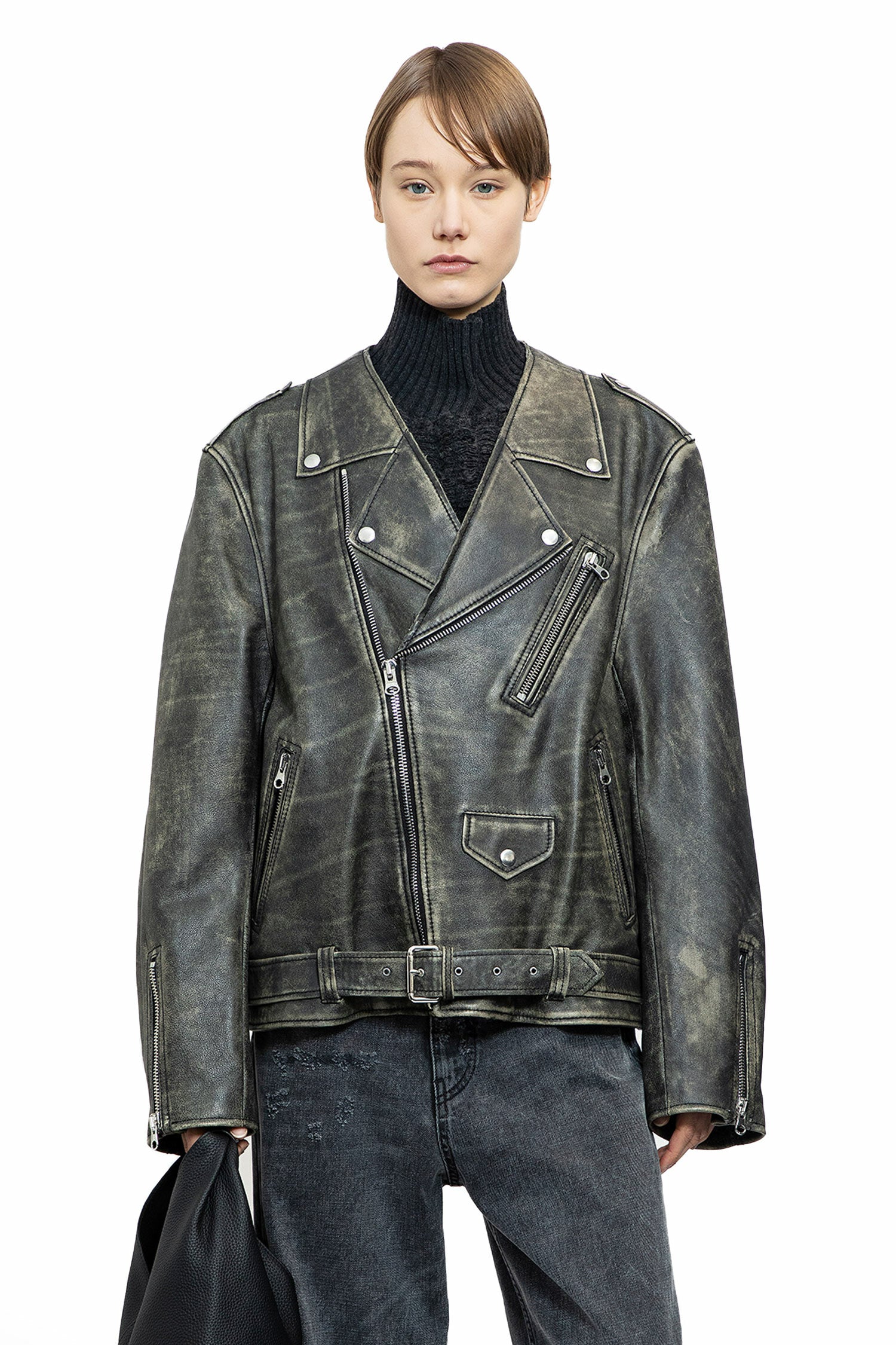 MM6 MAISON MARGIELA WOMAN BLACK JACKETS