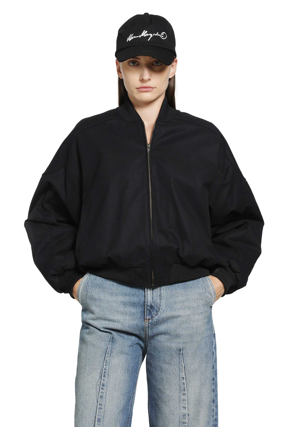 MM6 MAISON MARGIELA Cotton Twill Bomber woman