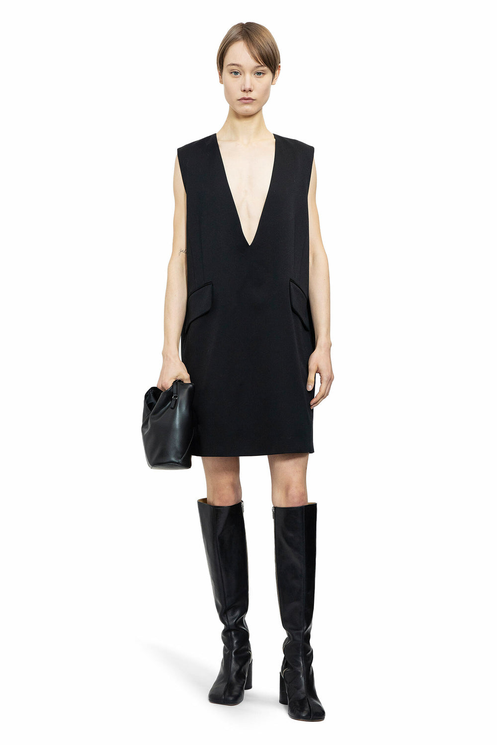 MM6 MAISON MARGIELA WOMAN BLACK DRESSES