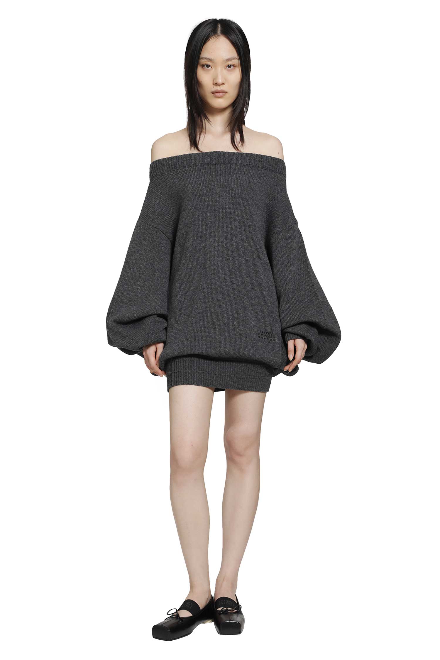 MM6 MAISON MARGIELA Merino Wool Knit Dress woman