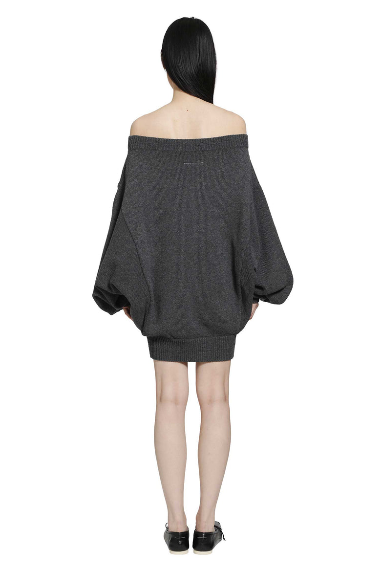 MM6 MAISON MARGIELA Merino Wool Knit Dress woman