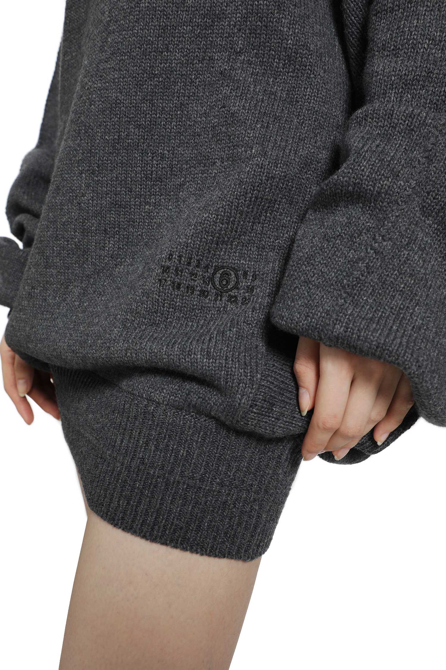 MM6 MAISON MARGIELA Merino Wool Knit Dress woman