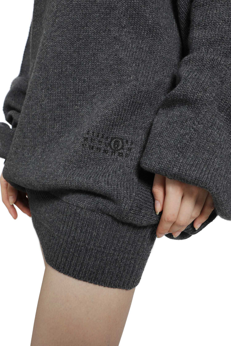 MM6 MAISON MARGIELA Merino Wool Knit Dress woman