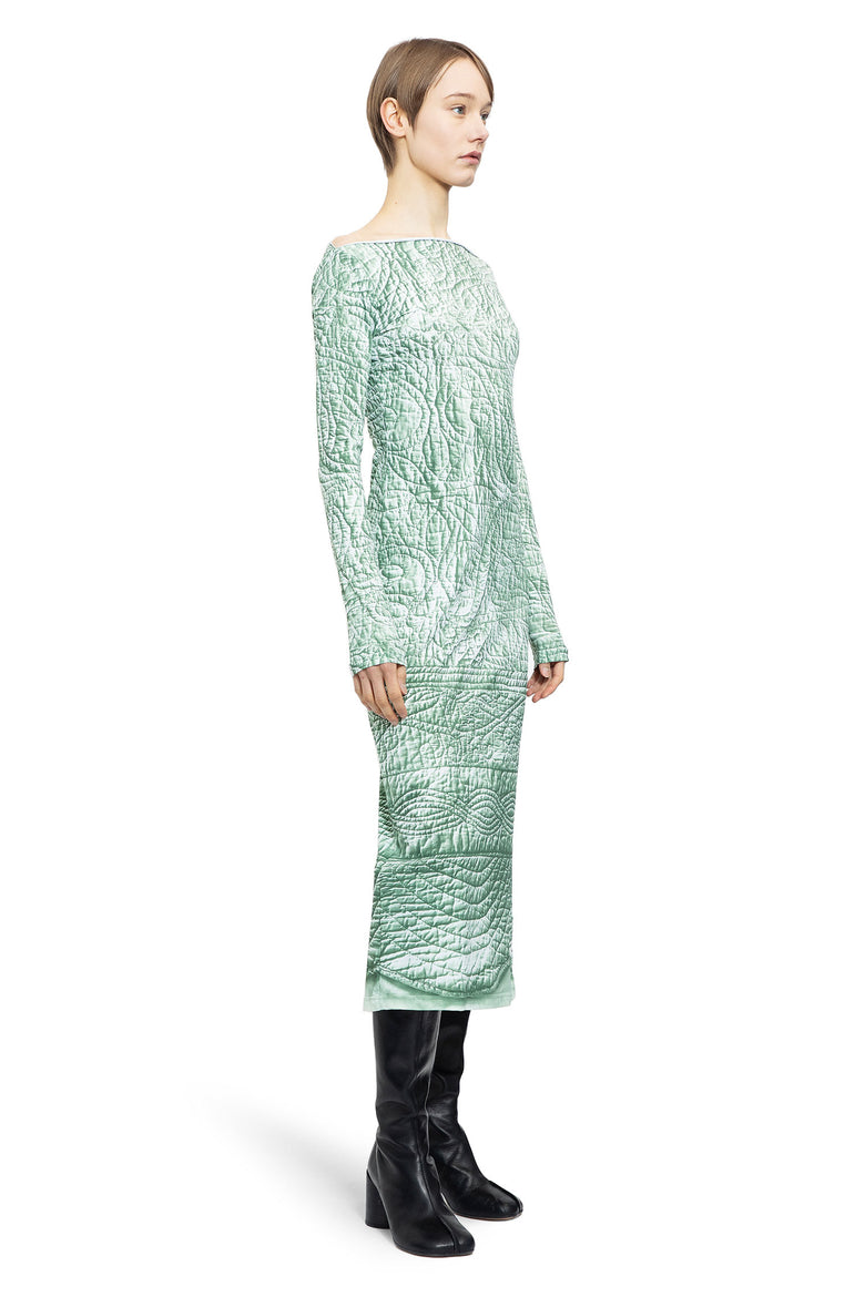 MM6 MAISON MARGIELA WOMAN GREEN DRESSES