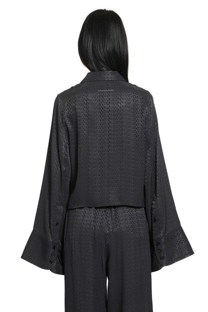 Viscose Blend Jacquard Shirt