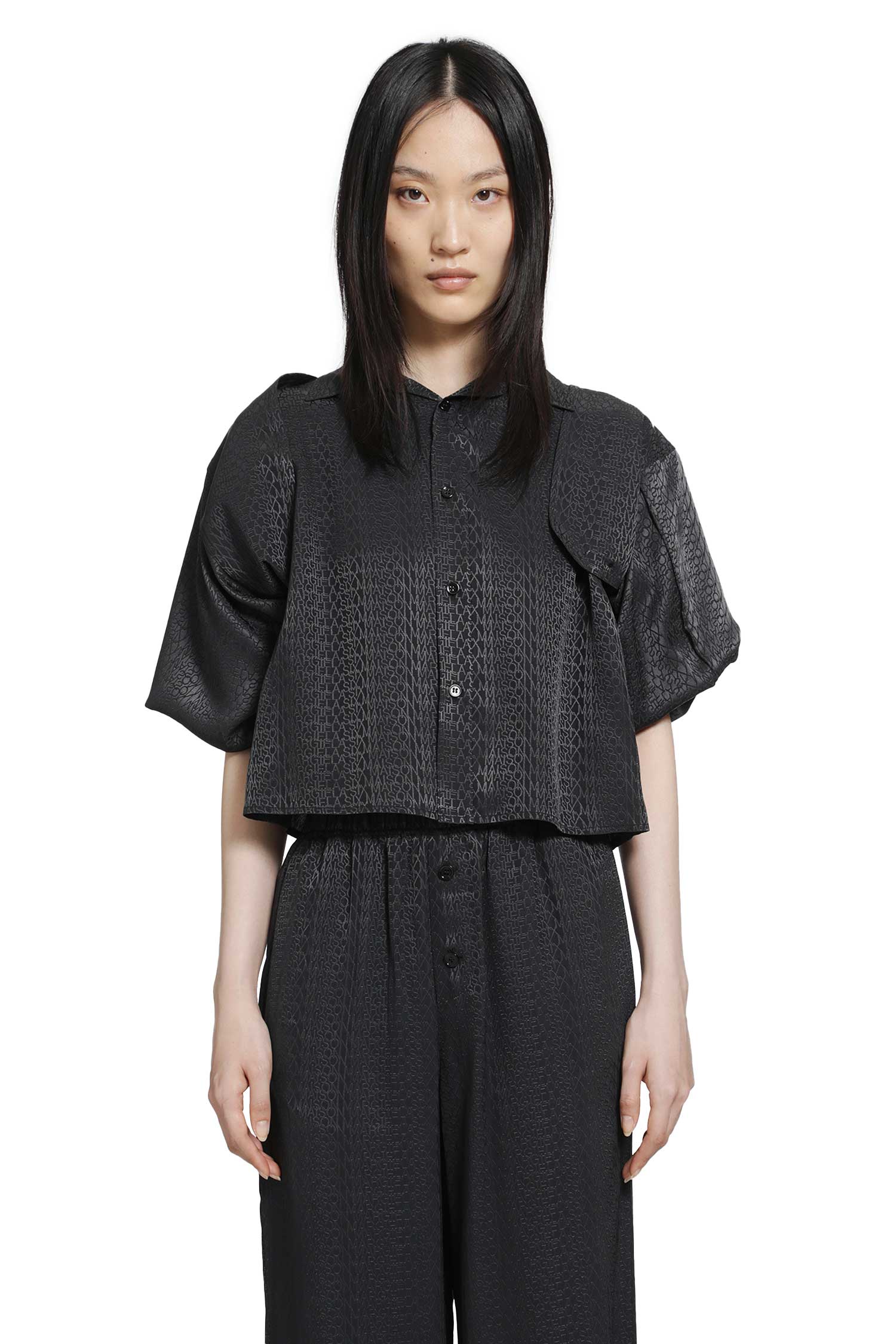 MM6 MAISON MARGIELA Viscose Blend Jacquard Shirt woman