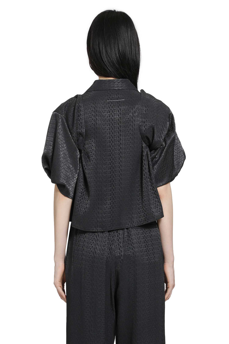 MM6 MAISON MARGIELA Viscose Blend Jacquard Shirt woman