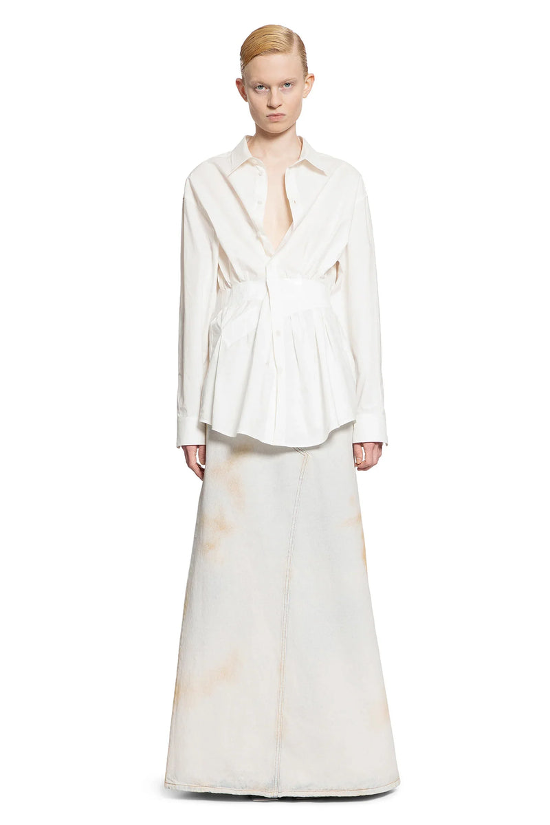 Gathered Long Sleeve Shirt - Antonioli.eu