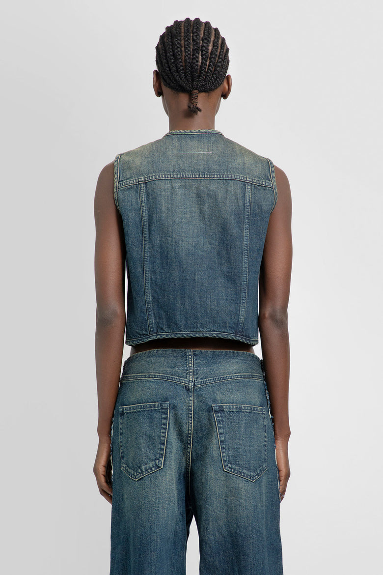 MM6 MAISON MARGIELA WOMAN BLUE VESTS