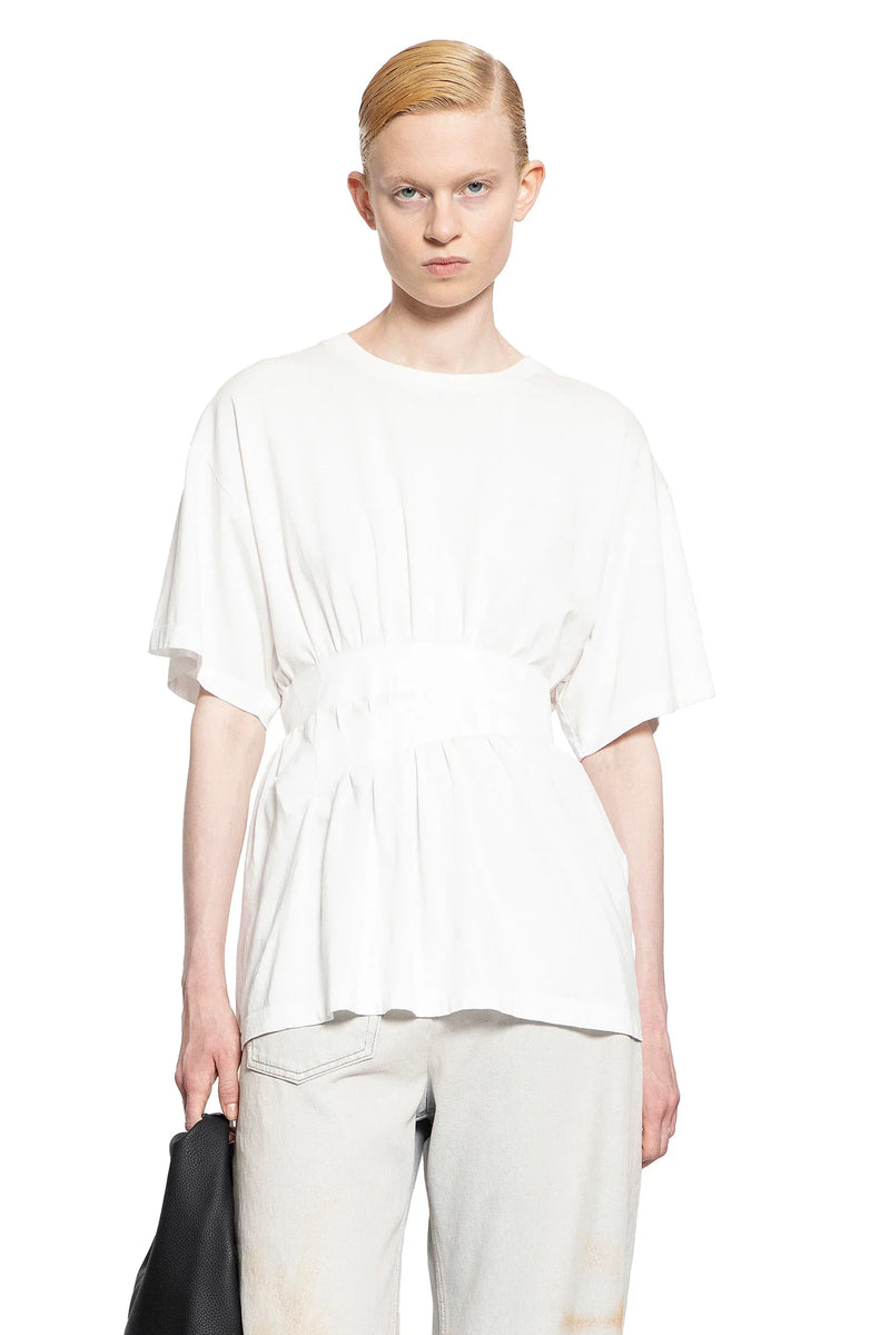 MM6 MAISON MARGIELA WOMAN WHITE T-SHIRTS & TANK TOPS - Antonioli.eu