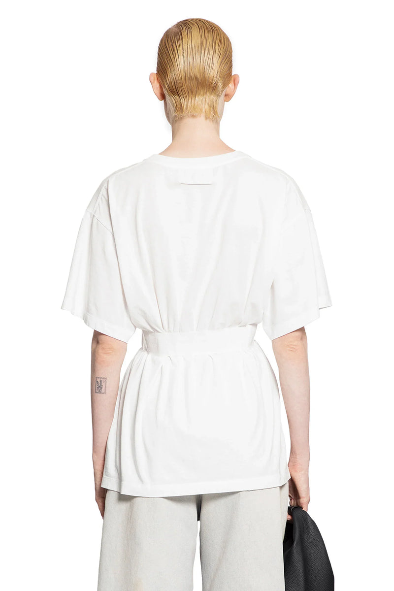 MM6 MAISON MARGIELA WOMAN WHITE T-SHIRTS & TANK TOPS - Antonioli.eu