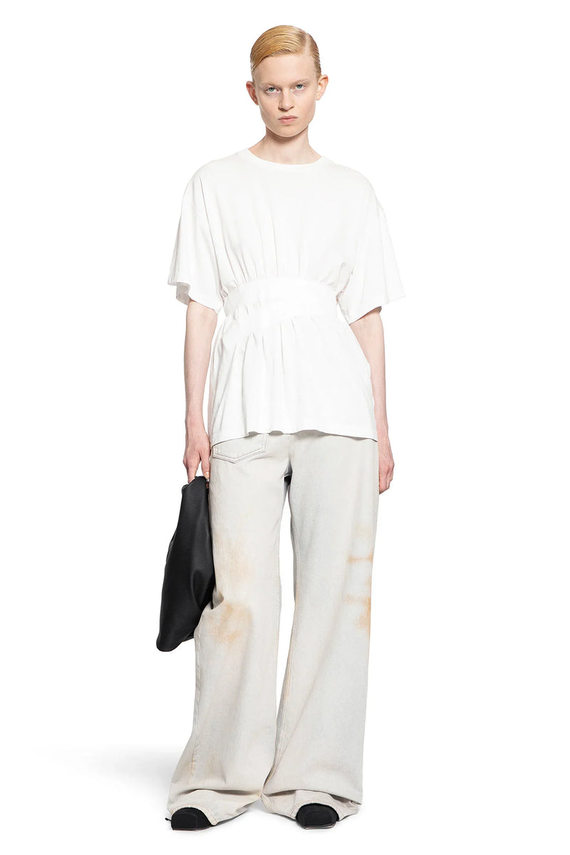 MM6 MAISON MARGIELA WOMAN WHITE T-SHIRTS & TANK TOPS - Antonioli.eu