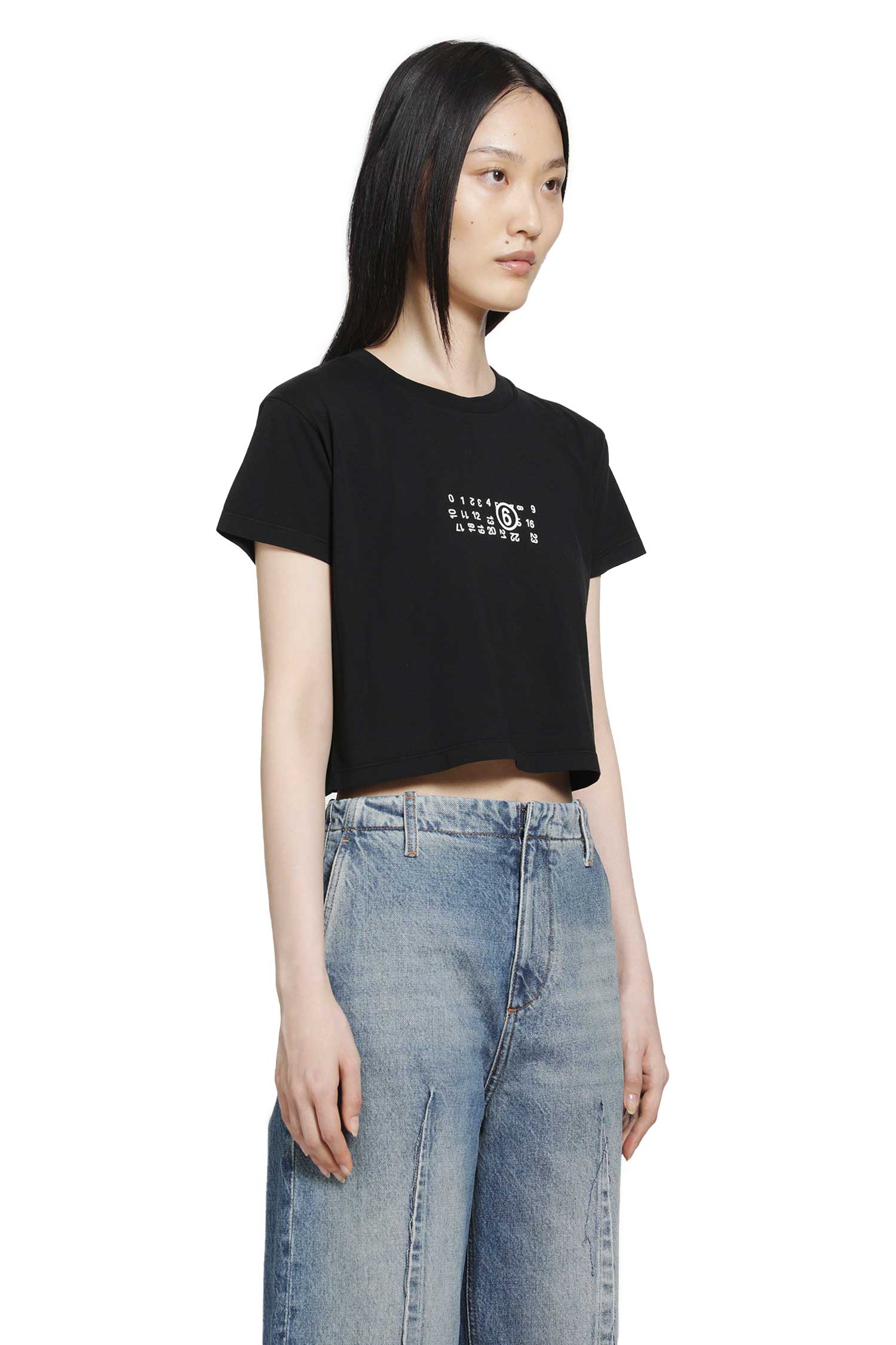 Signature Numeric Cropped T-Shirt