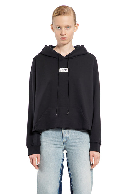 Antonioli MM6 MAISON MARGIELA WOMAN BLACK SWEATSHIRTS