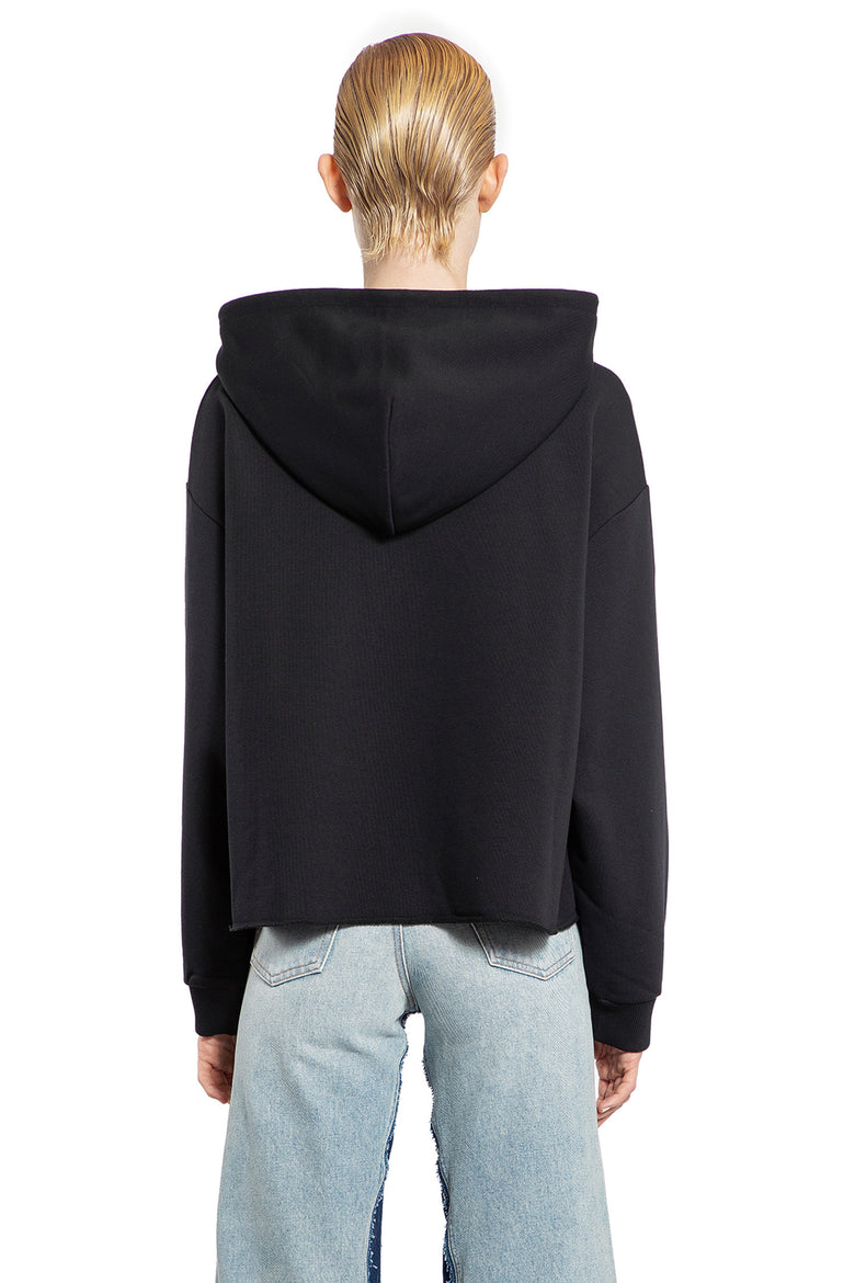 MM6 MAISON MARGIELA WOMAN BLACK SWEATSHIRTS