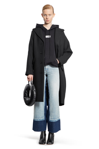 MM6 MAISON MARGIELA WOMAN BLACK SWEATSHIRTS