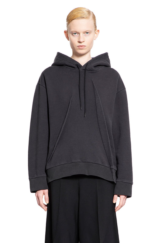 MM6 MAISON MARGIELA WOMAN BLACK SWEATSHIRTS