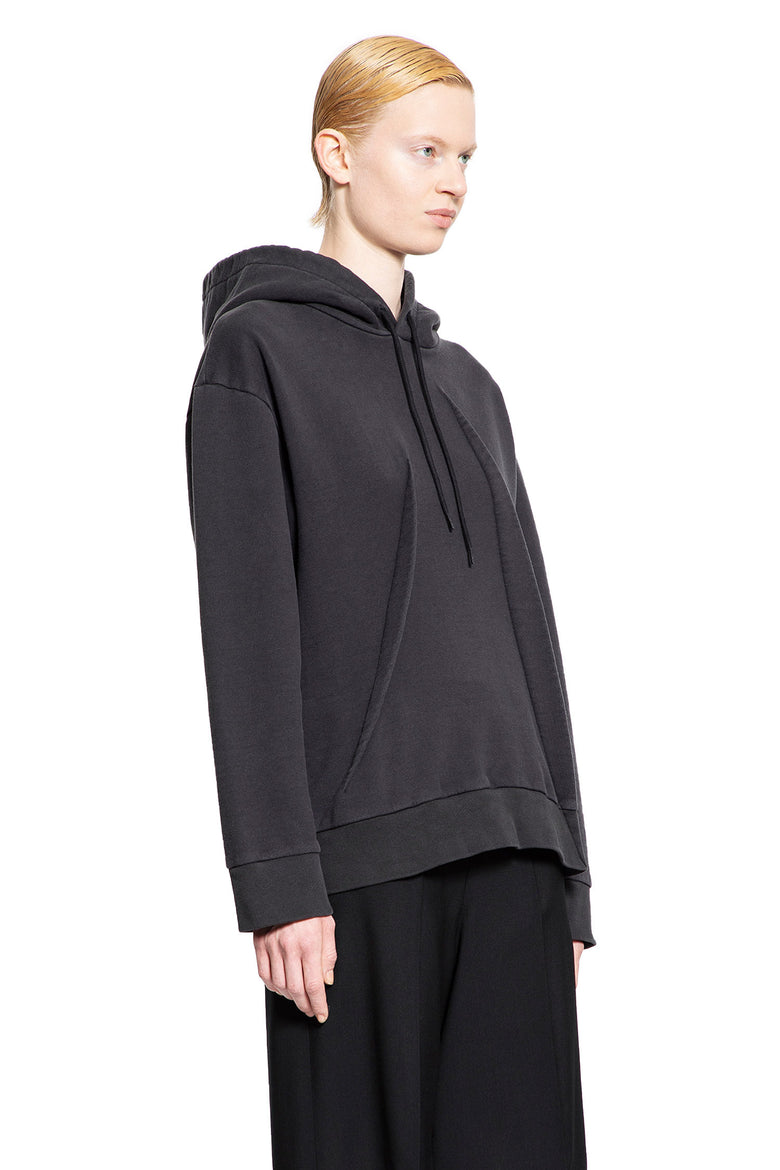 MM6 MAISON MARGIELA WOMAN BLACK SWEATSHIRTS