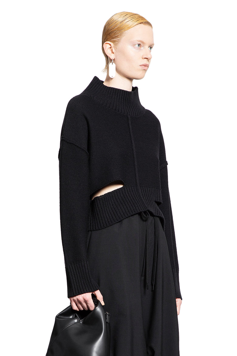 MM6 MAISON MARGIELA WOMAN BLACK KNITWEAR