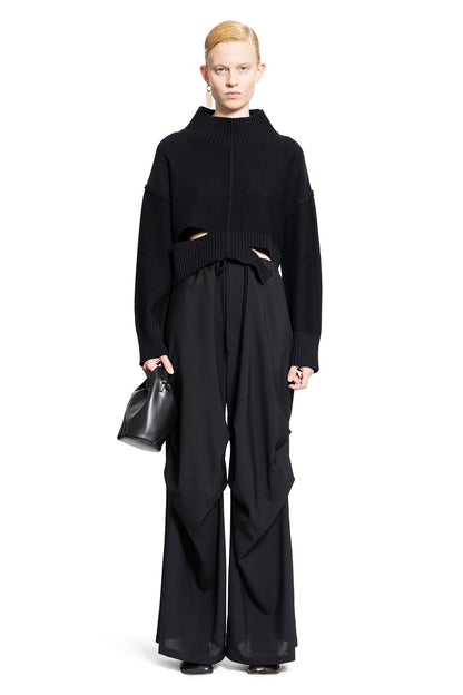 MM6 MAISON MARGIELA WOMAN BLACK KNITWEAR