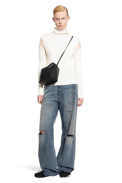 MM6 MAISON MARGIELA WOMAN OFF-WHITE KNITWEAR