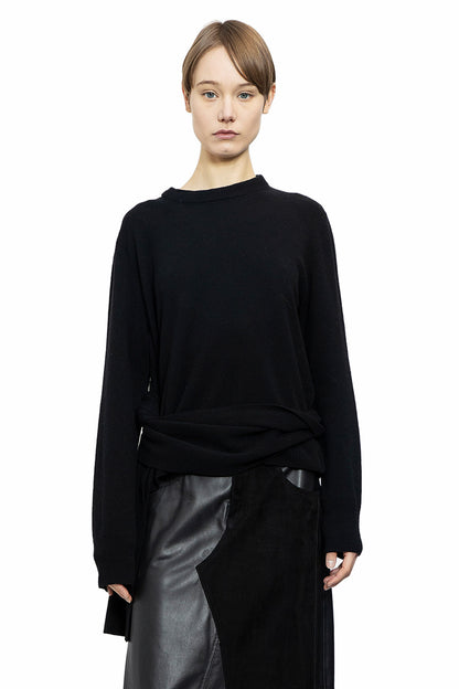 Antonioli MM6 MAISON MARGIELA WOMAN BLACK KNITWEAR