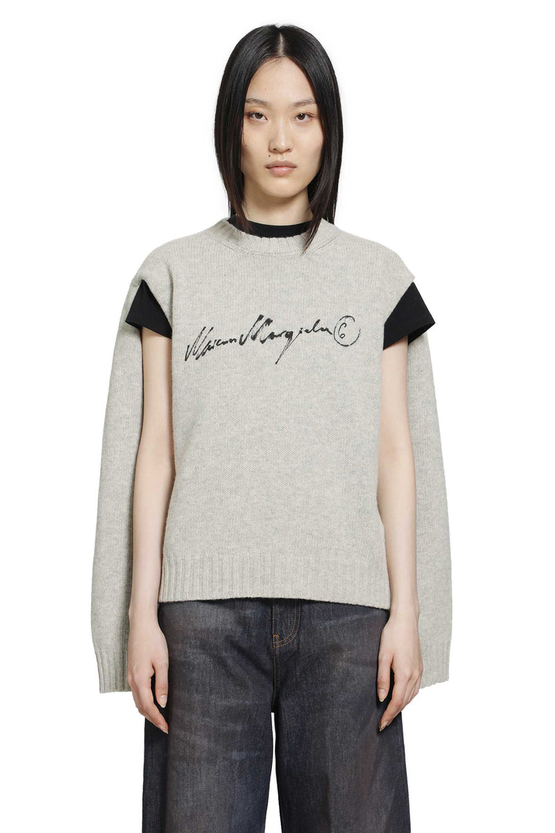 MM6 MAISON MARGIELA Handwritten Knit Jumper woman