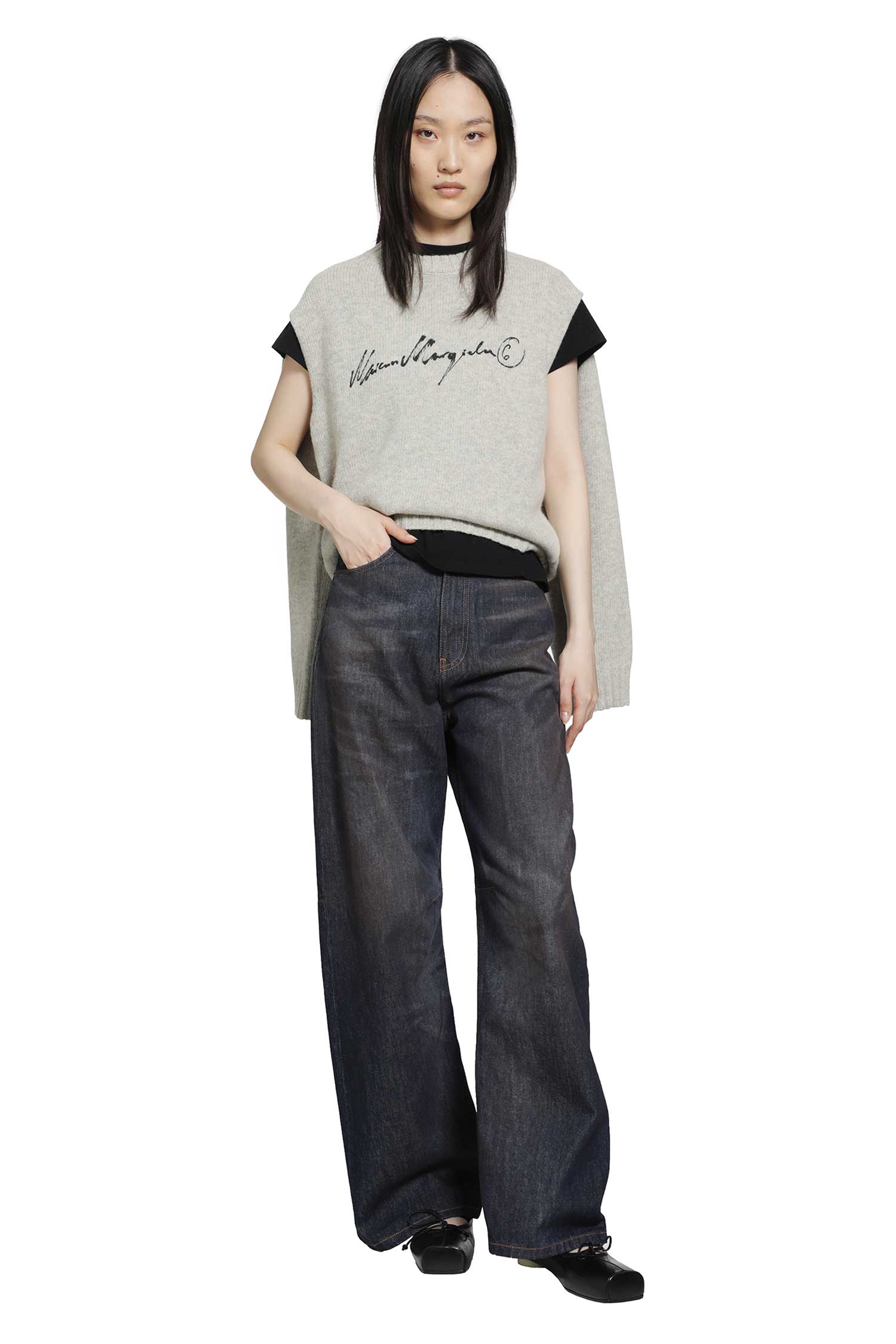 MM6 MAISON MARGIELA Handwritten Knit Jumper woman