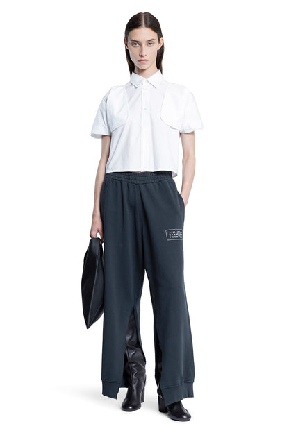 MM6 MAISON MARGIELA WOMAN BLUE TROUSERS