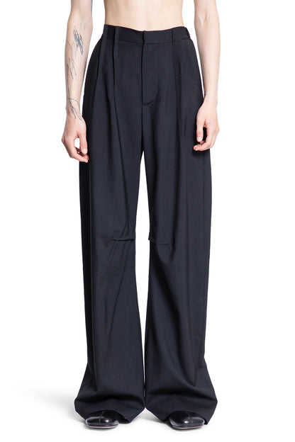 MM6 MAISON MARGIELA WOMAN BLACK TROUSERS