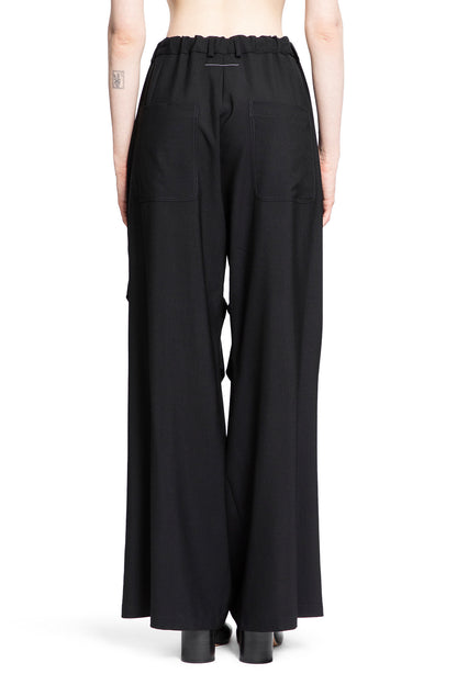 MM6 MAISON MARGIELA WOMAN BLACK TROUSERS