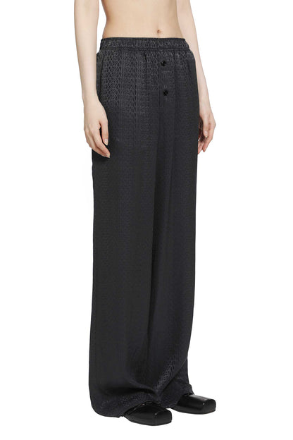Viscose Blend Jacquard Trousers