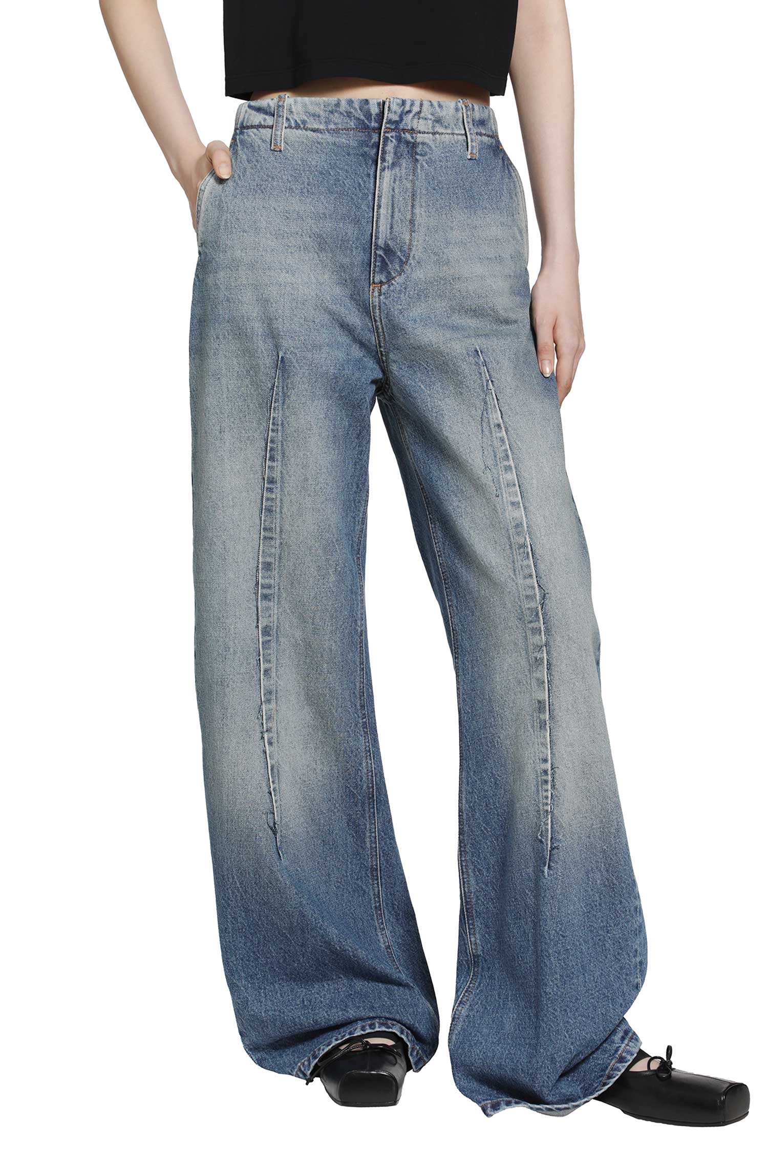 Barrel Leg Jeans