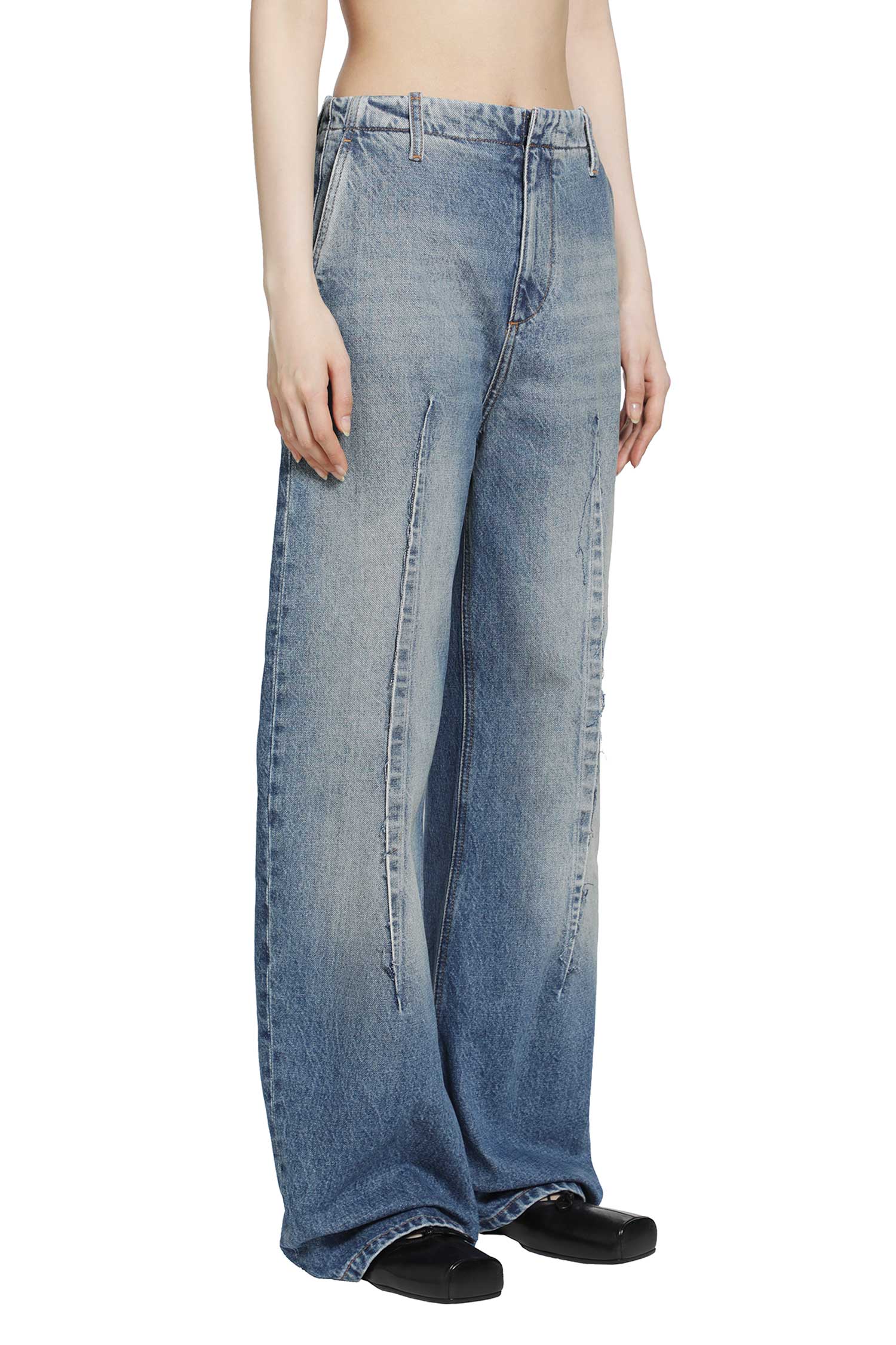 MM6 MAISON MARGIELA Barrel Leg Jeans woman