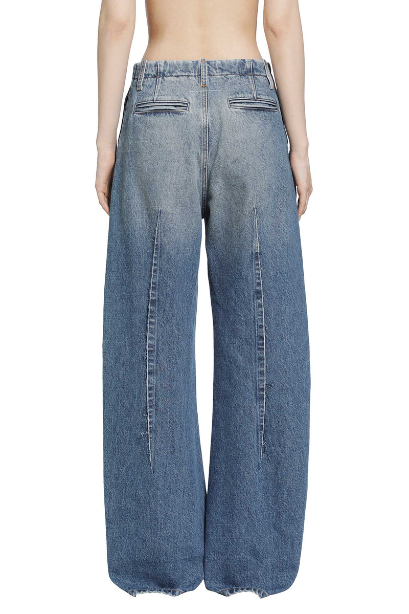 MM6 MAISON MARGIELA Barrel Leg Jeans woman
