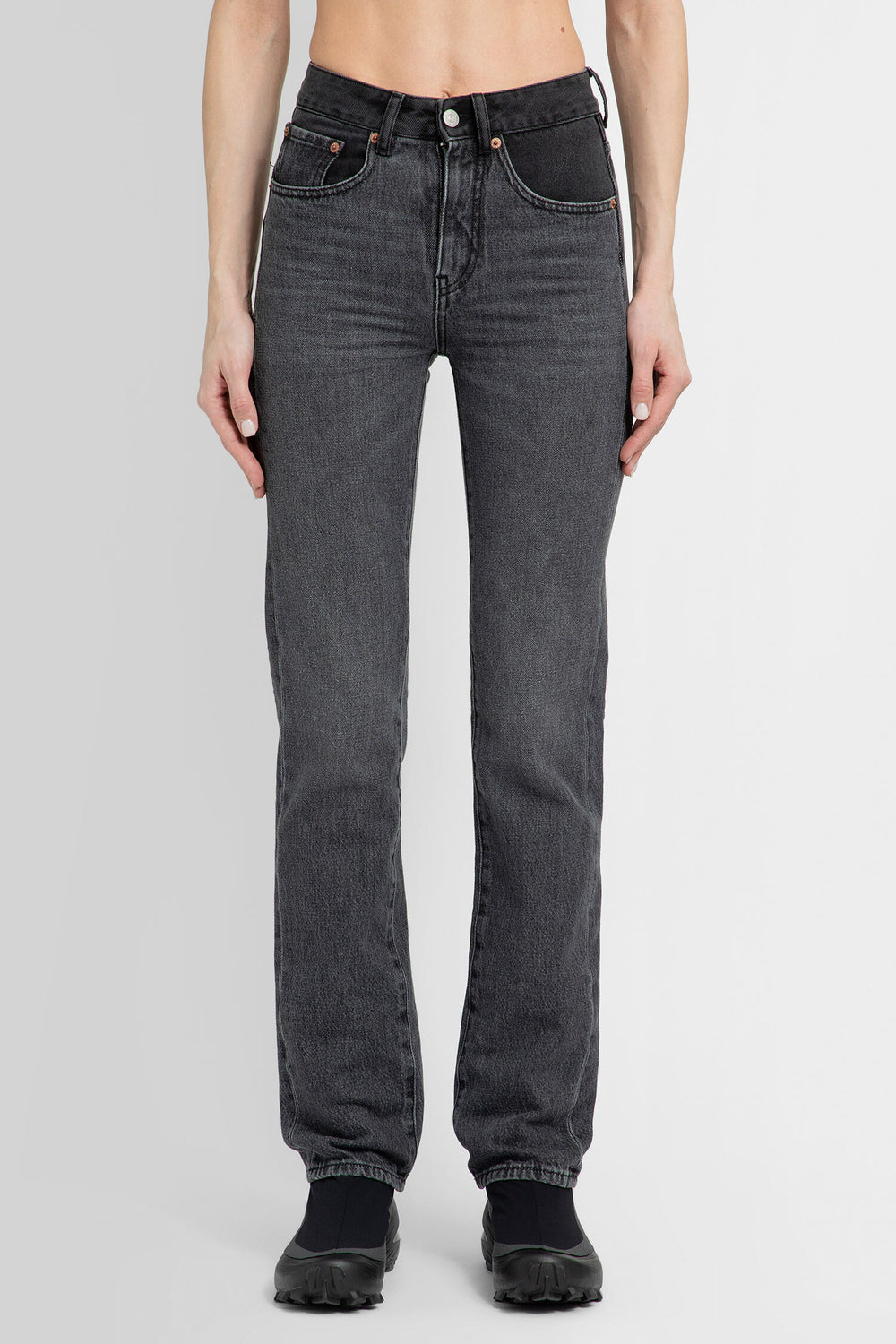 MM6 MAISON MARGIELA WOMAN BLACK JEANS